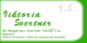 viktoria svertner business card